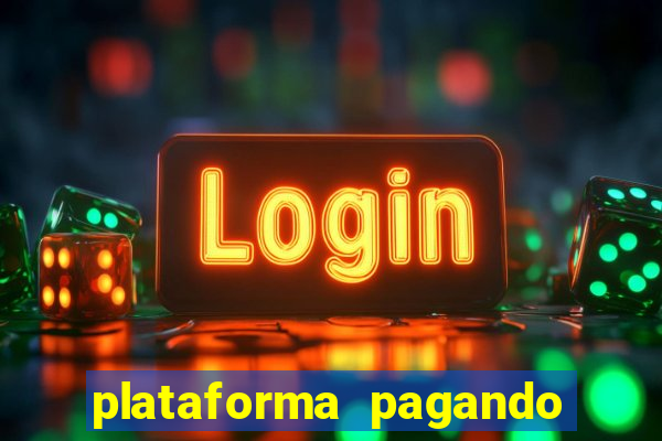 plataforma pagando bem hoje